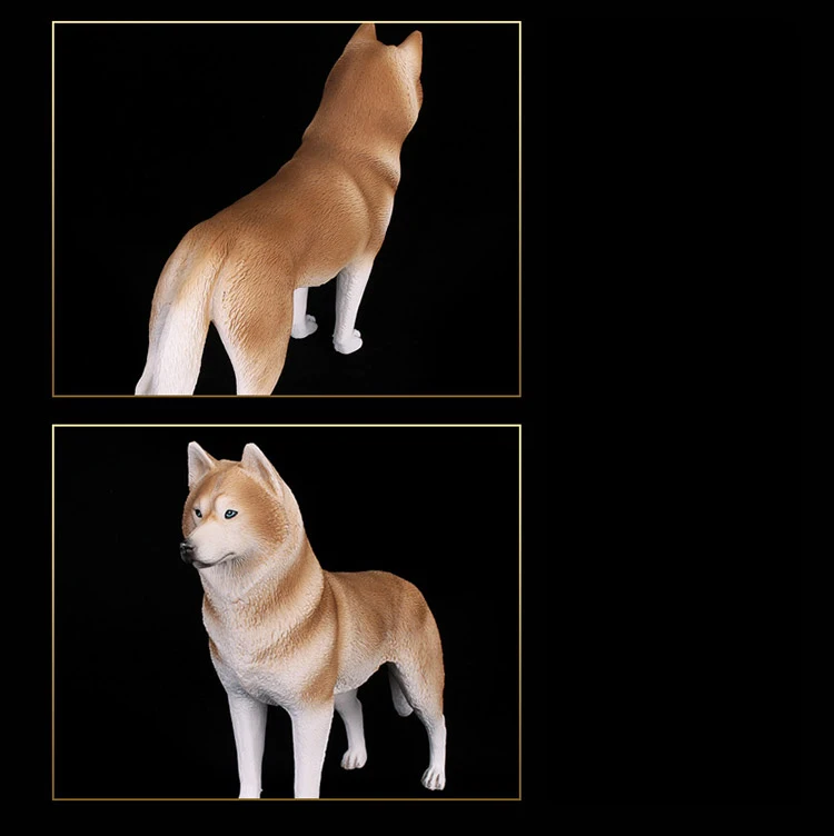 Симуляция Хаски модели животных модель фигурки детские игрушки для детей дикой