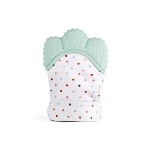 Light green Детские Силиконовые варежки, Детские Соска, молярные перчатки, Прорезывание Зубов, жевательный Прорезыватель для кормления, детские перчатки, царапины для новорожденных - Цвет: Light green