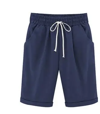 5 Женские шорты, хит, летние, на завязках, с поясом, Чино шорты, Pantalones Cortos Mujer, короткие, Femme размера плюс, M-6XL, бермуды - Цвет: 5