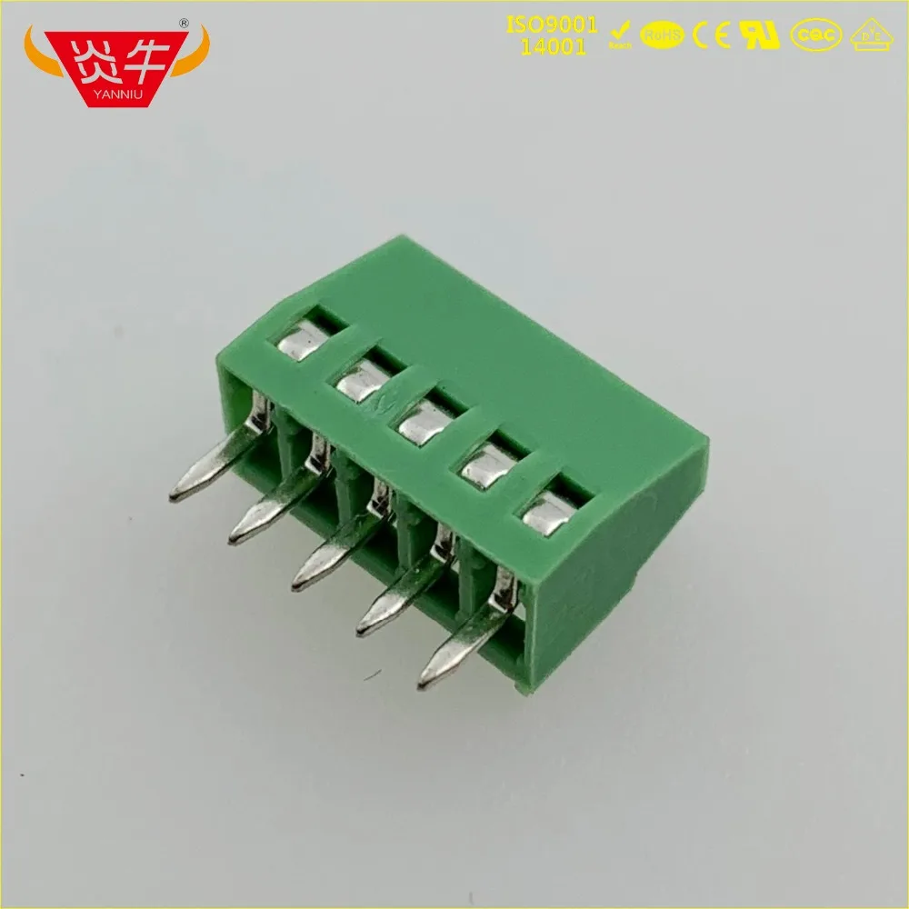 KF308 2 54 мм 5PIN мини PCB Универсальный винтовой клеммный блок KF128-2.54-5P MPT 0 5/5-2 54-1725685
