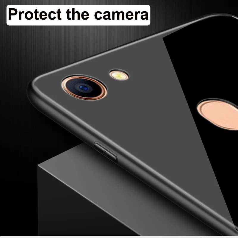For OPPO F5 case F 5 6.0&quot Starry sky tempered Glass + TPU Edge Thin Hard Back Cover Youth F5Youth bumper cases | Мобильные