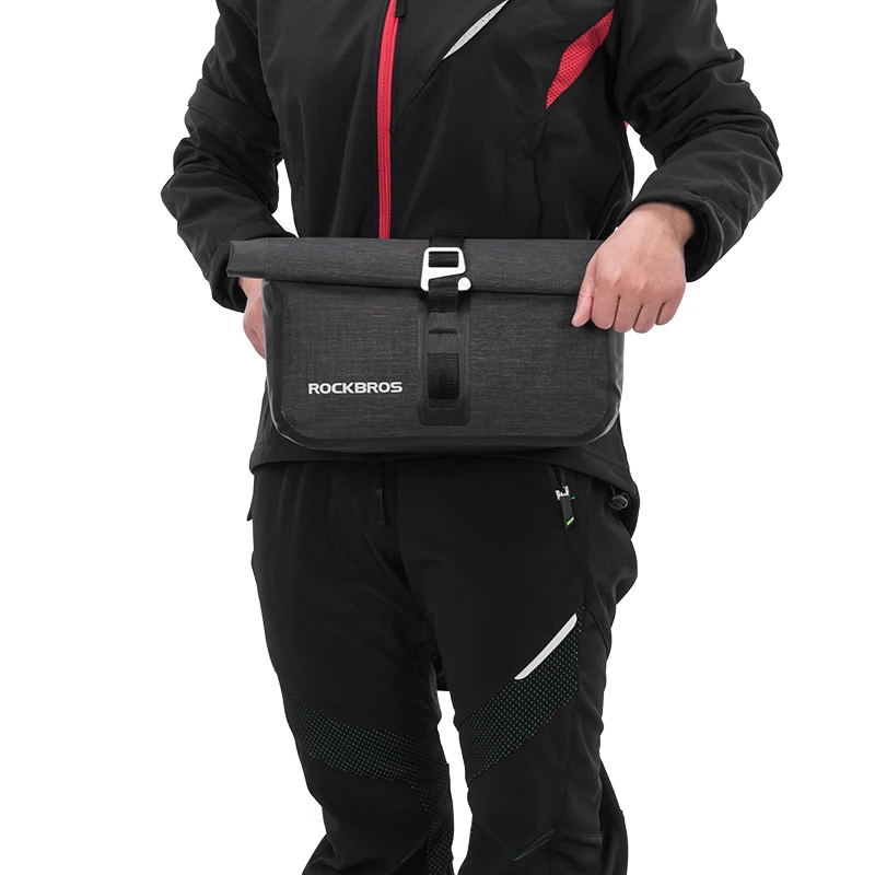 

ROCKBROS 100% Waterproof Bicycle Front Tube Bags 20 L Large Capacity Storage Bags Outdoor travel 2 in 1 Set Cycling Accessories