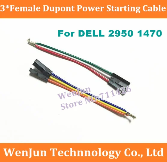 Лучшая прочная пусковая линия перемычки мощности 22AWG dupont 3 * гнездовой кабель для