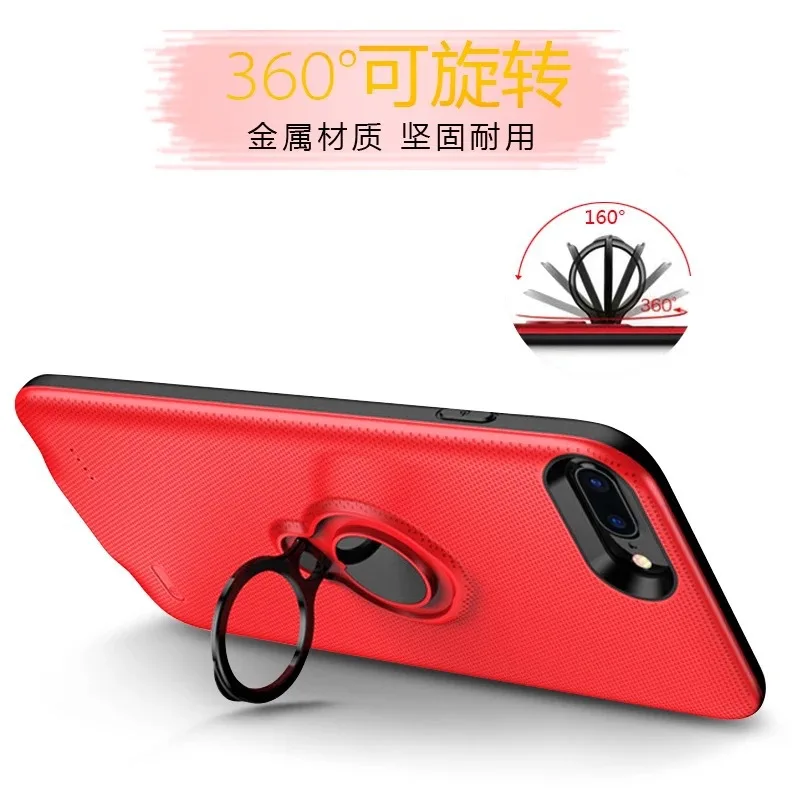5000/7200 mah назад клип Беспроводное зарядное устройство протектор телефона палец
