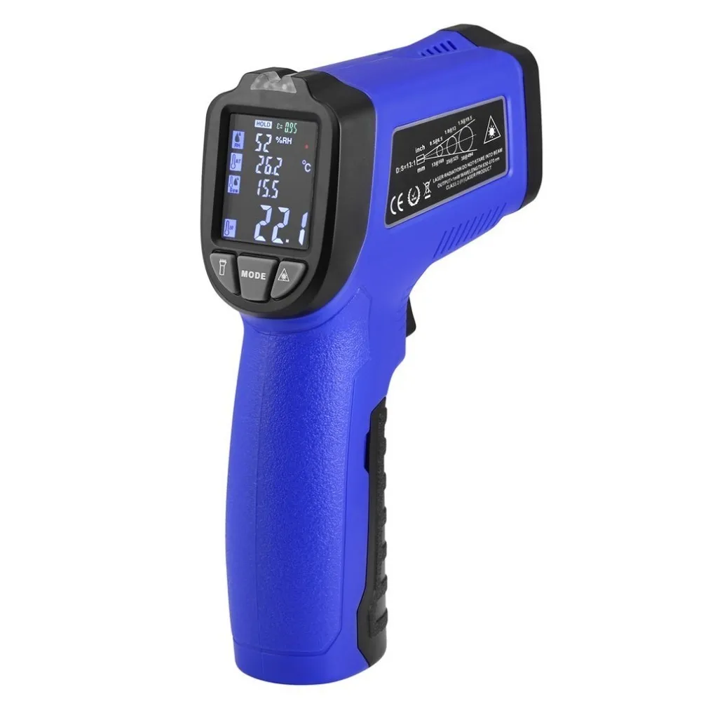 IR-817 Digital Display Infrared Thermometer Temperature Non-Contact Verification Measurement | Инструменты