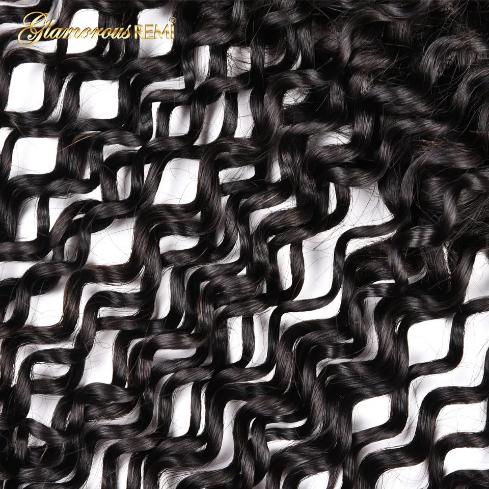 Перуанские волосы Jerry Curl 13*4 фронтальные remy предварительно сорванные Фронтальная