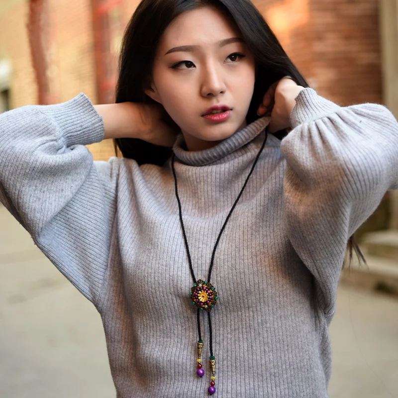 Женское Ожерелье с цветами стильные аксессуары специальное предложение высокое