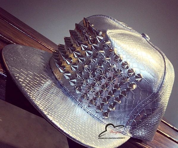 Кепка Bigbang с заклепками для мужчин и женщин бейсболка шипами в стиле панк рок хип