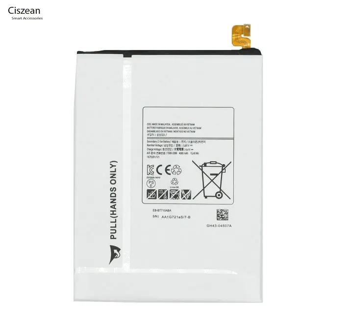 Ciszean 1x EB BT710ABE/EB BT710ABA запасная батарея для Samsung Galaxy Tablet Tab S2 8 0 "SM T710 T715N T715 4000 мА