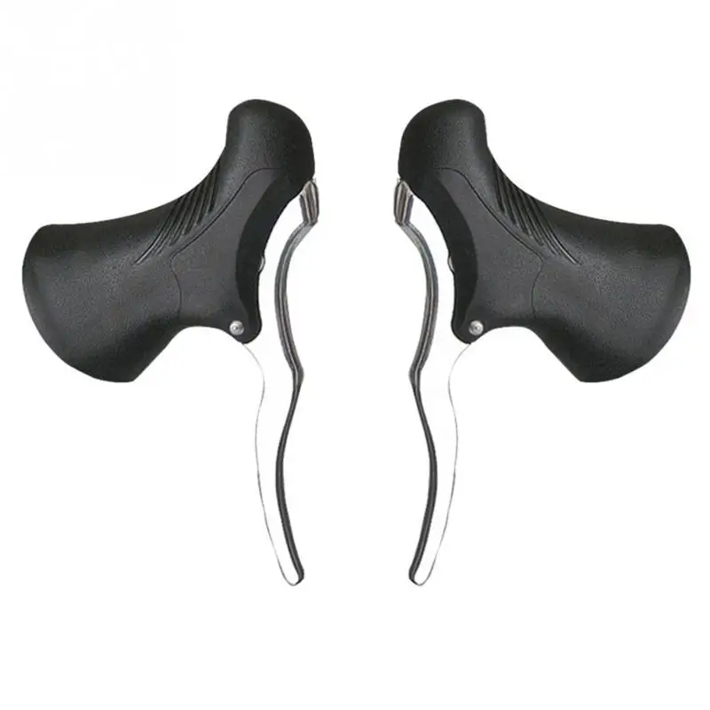 2PCS Bicycle Brake Crank Lightweight Road Bike Aluminium Alloy Sport Fixie Handle brake Lever Transmission | Спорт и развлечения