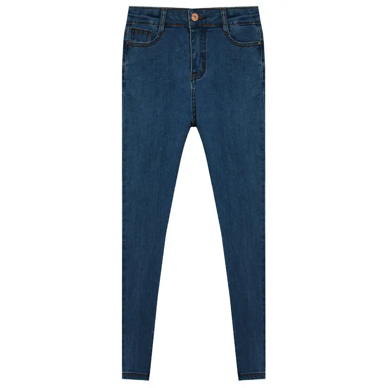 Soft Jeans For Women Cowboy High Elastic Casual Skinny Denim Pencil Pants Ankle Length Femme Trousers Boyfriend Plus Size | Женская