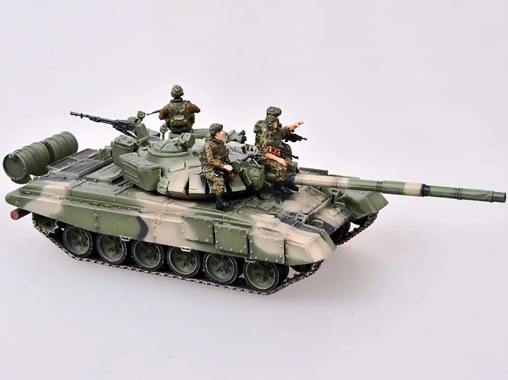 Русская T 72BM с 4 солдатами 1/72 без литья под давлением модель готового танка| |