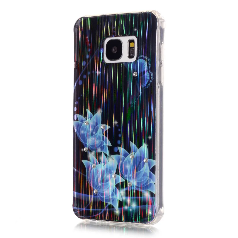 Lancase Для Samsung Galaxy S7/S7 Edge Крышка Случая Мягкие TPU прозрачный Windbell Фрукты Капа Фун