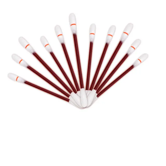 100pcs Disposable Medical Povidone Iodine Cotton Stick Wand Disinfectant Iodophor Swabs | Красота и здоровье