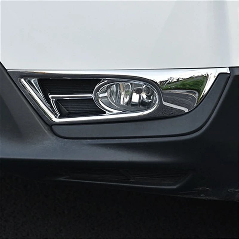 

WELKINRY car auto cover For Honda CR-V CRV 2017 2018 ABS chrome front head fog lamp light trim