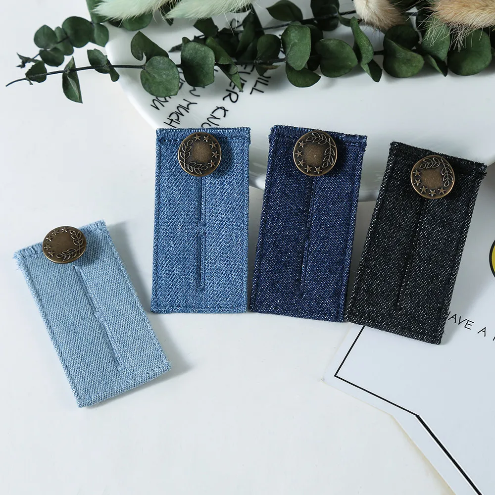 

Dropship1 Pack Elastic Waist Extender Strong Adjustable Pants Button Easy Fit Extender Button Pant Elastic Extender Hot top
