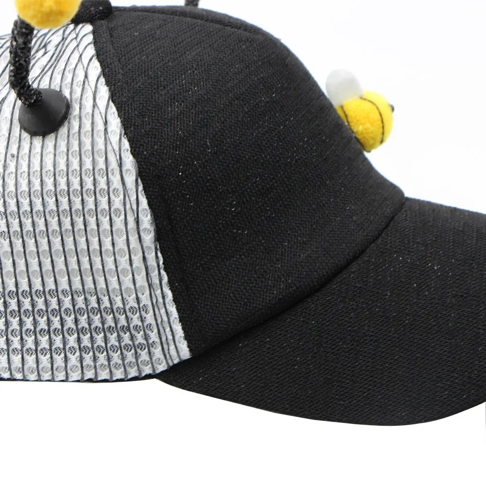 Summer Baby Cap Kids Boy Adjustable Baseball Caps Cute cap cartoon little bee tentacles boys and girls net hat visor L0607 | Детская