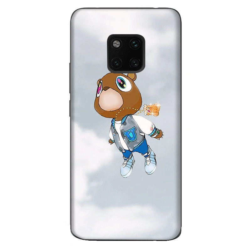 Silicone TPU Phone Case For Huawei Nova 2i 3 3i Mate 10 20 Pro Lite Y6 Y5 Prime 2017 2018 Kanye West Graduation Bear | Мобильные