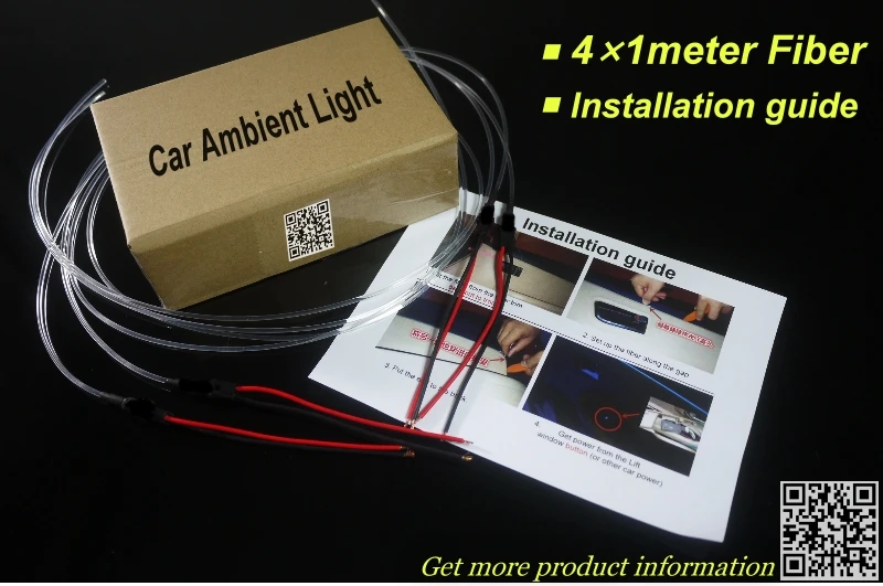 

interior Ambient Light Tuning Atmosphere Fiber Optic Band Lights For Lexus HS 250h / F Inside Door Panel illumination Tuning