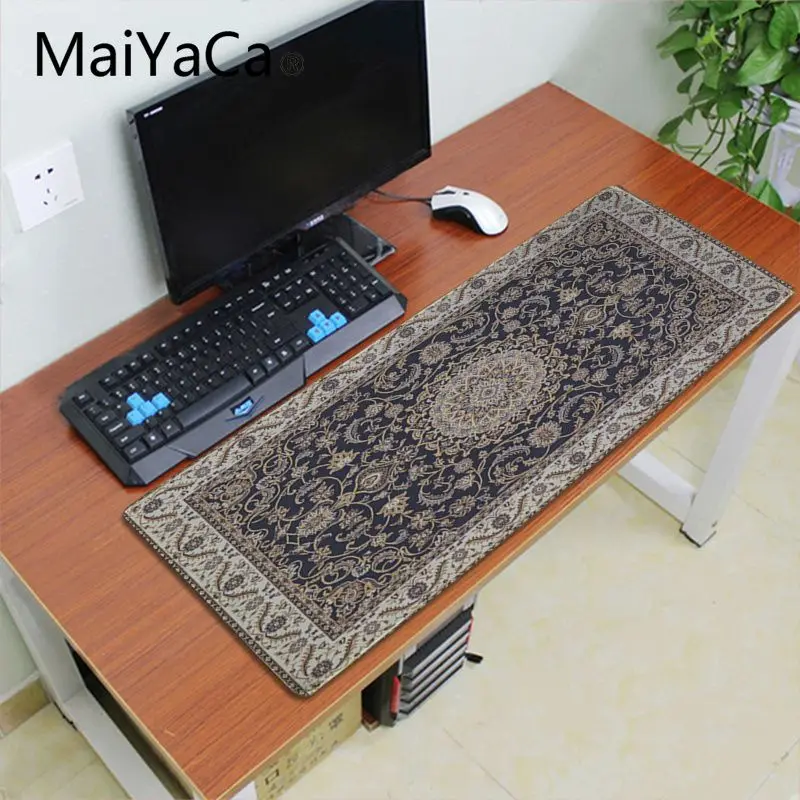 Lock Edge 30x60cm Maiyaca дизайн персидский коврик красивый коврик для мышки в стиле аниме игровой коврик для мыши геймер игровой коврик для мышки с Аниме Коврик для мыши скоростная версия - Цвет: Lock Edge 30x60cm