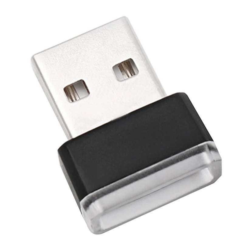 Автомобильный USB светодиодный светильник s декоративная лампа аварийный светильник ing Универсальный PC Plug And Play красный/синий/белый авто интерьерный светильник