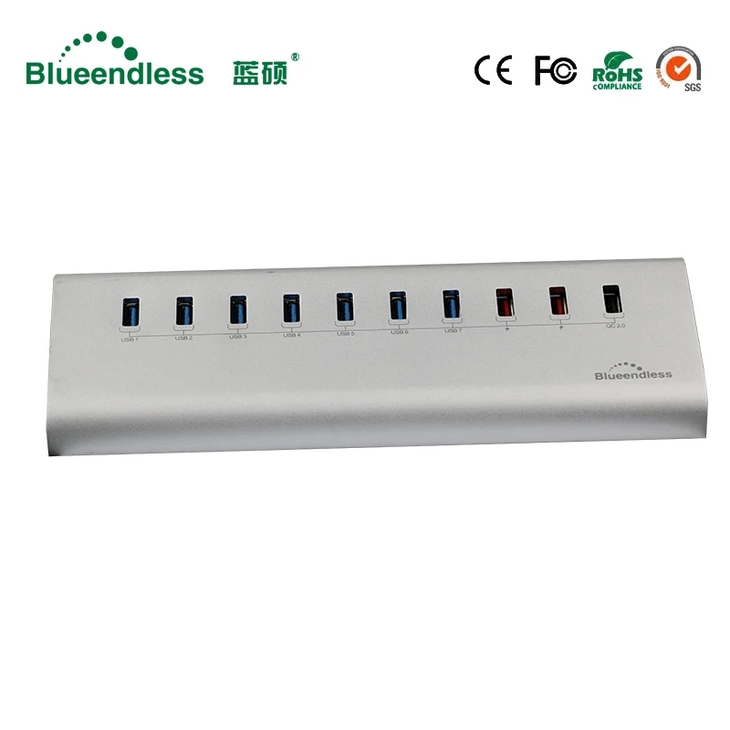 Алюминиевый высокоскоростной Разветвитель USB 3 0/Type C металлический хаб