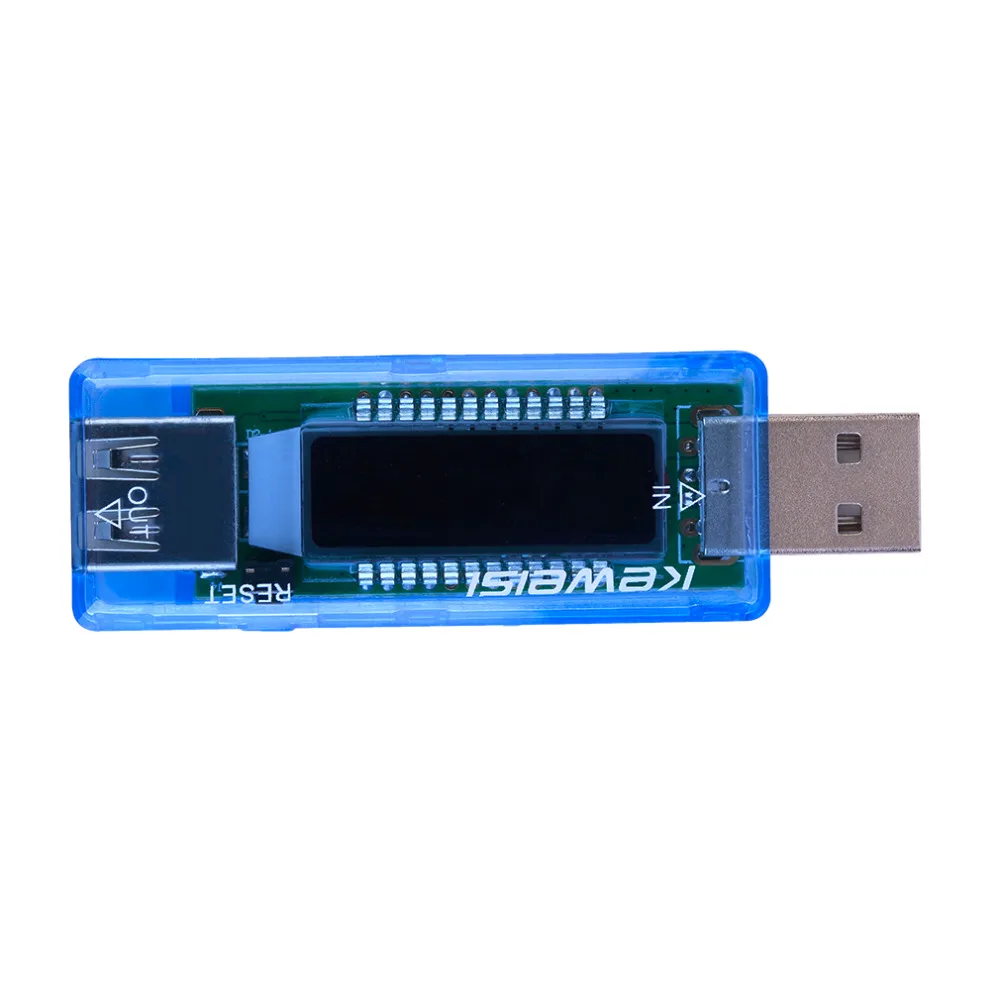 USB-детектор с ЖК дисплеем USB-измеритель емкости и напряжения для внешних