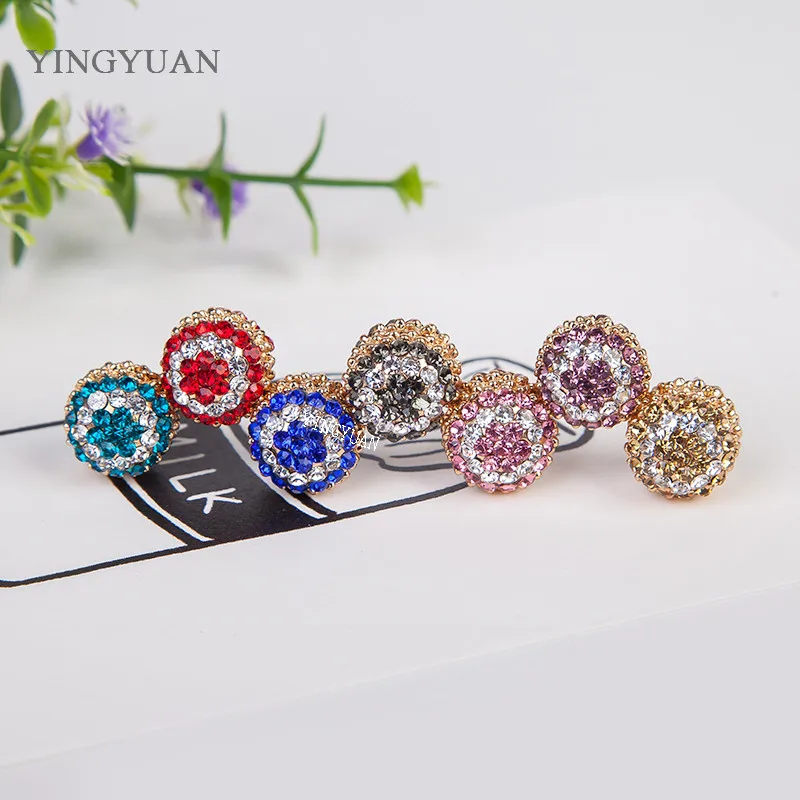 Xt115 Оптовая моды Прекрасные небольшой Магнит броши 2 цвета брохес Мода Rhinestone