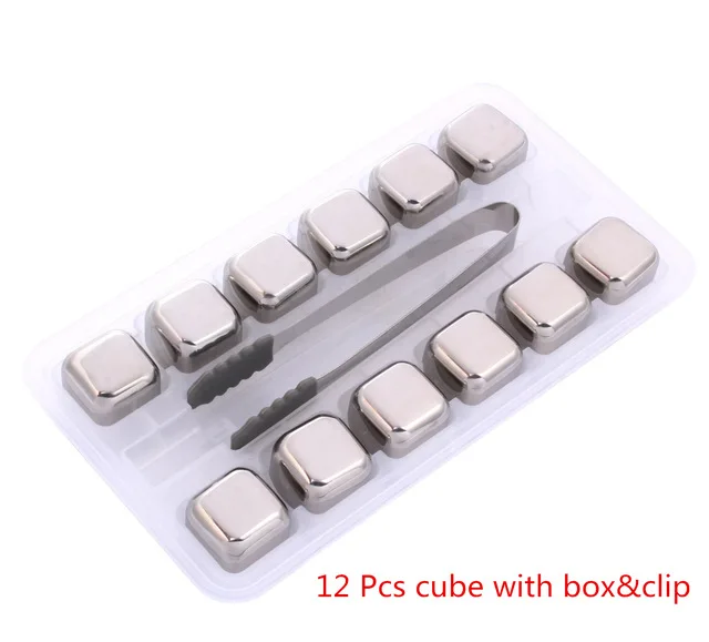 Алмаз в форме Сердца Череп ледяной камень из нержавеющей стали кубики льда