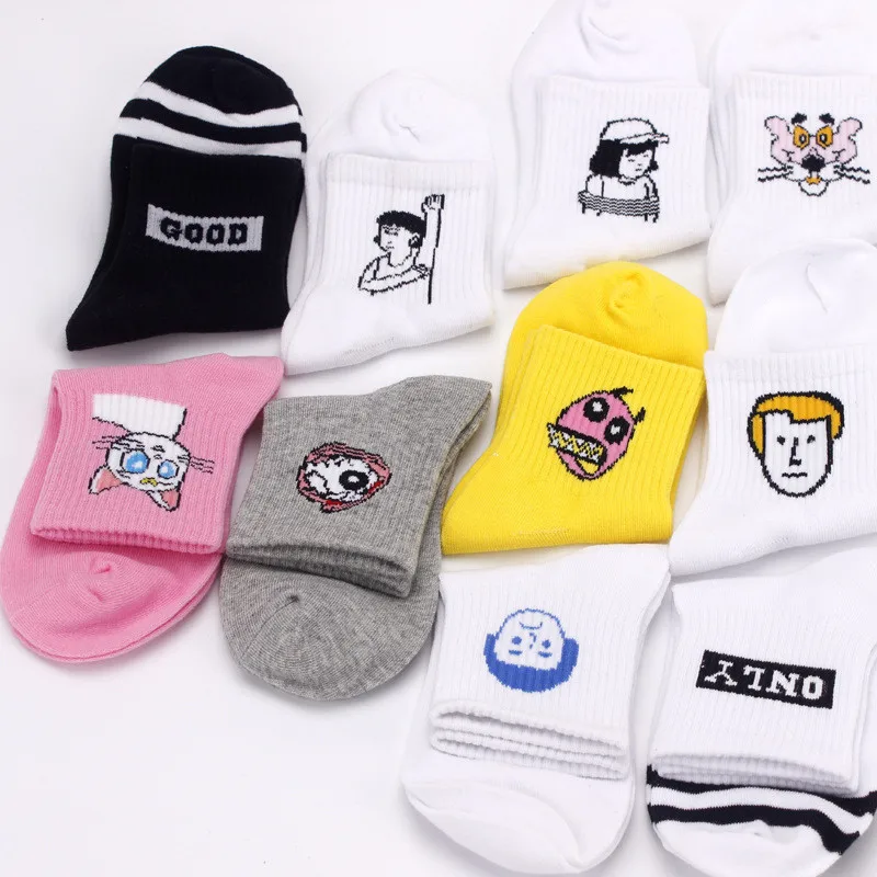 2020 женские хлопковые носки с героями мультфильмов красивые короткие Носки