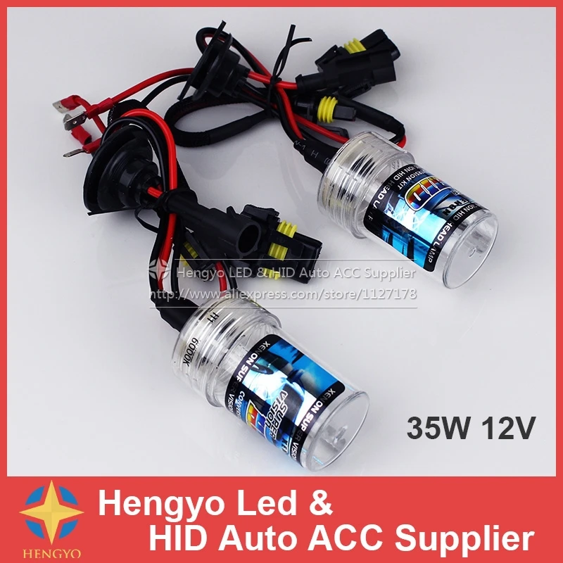 Ксеноновая лампа 12 В 35 Вт/55 Вт 2 шт HID ксеноновая H1 H3 фонарь H7 H8 H9 H11 9005 9004 3000K 4300K 5000K K