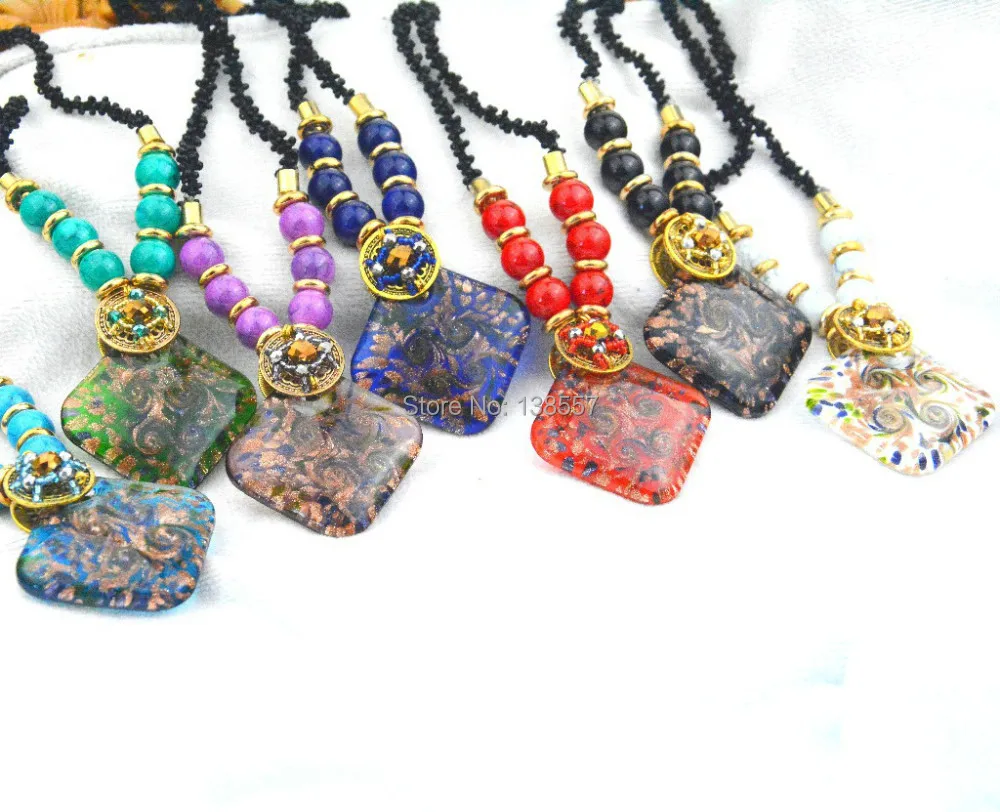 Подвески Хиты 2014 продажа кожаный веревка кристалл и стразы красная площадь