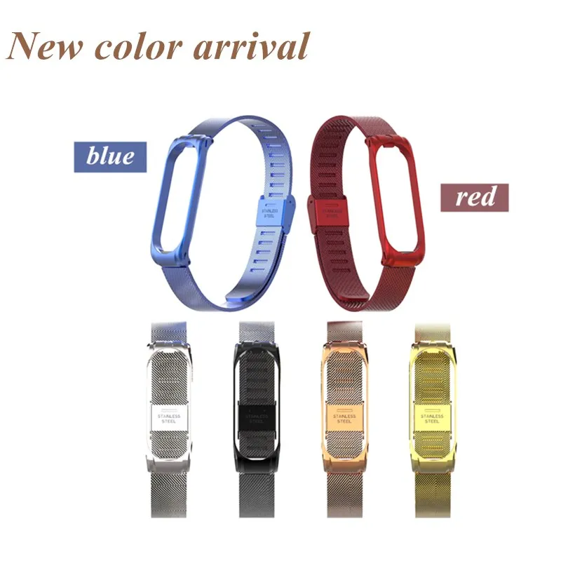Ремешок на запястье 4 3 NFC ремешки из нержавеющей стали MiBand металлический ремешок