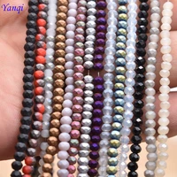 approx 190pcs 22mm frost matte seed beads crystal glass beads charms spacer beads for jewelry making diy wholesale