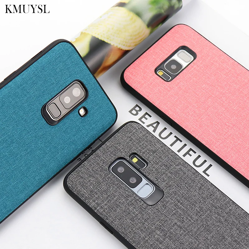 Роскошный тканевый чехол для samsung S10 S9 S8 Plus Galaxy A9 A8 A7 A6 J4 J6 плюс J8 J3 J5 J7 S7 Edge Note 9 8 A9S A6S крышка