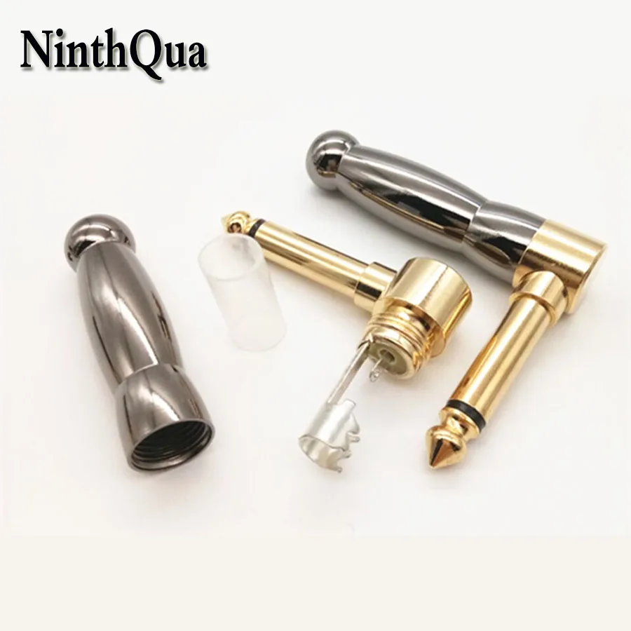 

1 шт. 6,35 Mono sopomore Core 90 градусов 6,35 мм разъем для микрофона усилителя 6,5 мм разъем 6,5 мм TRS аудио разъем