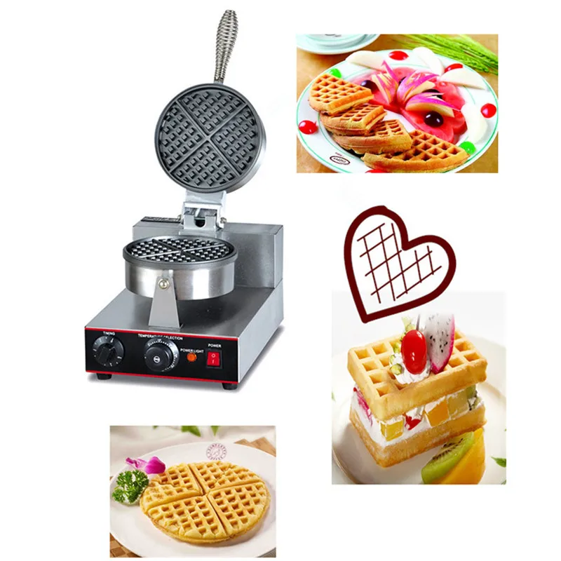 220В Автоматическая электрическая вафельница мини машина|waffle maker machine|waffle machinemini
