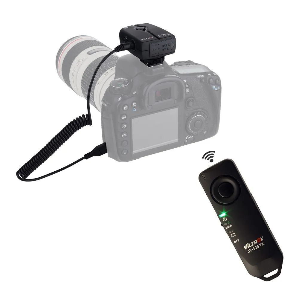 Viltrox JY-120-S2 Беспроводной спуском фотографического затвора Пульт дистанционного управления Управление для sony a9 a7sii a7rii a7s a7r a7 a6500 a6000 a58 HX50 HX60 RX100M2