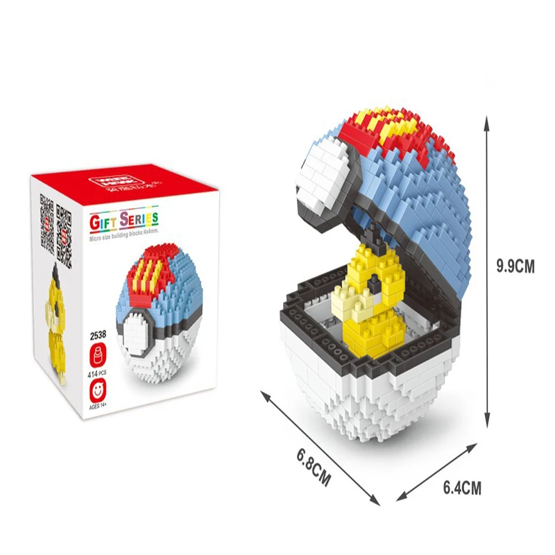 CHENG WANG Building Blocks Elf Ball Series blocks Boxed 10 Balls Develop Brains And Enhance Hands-on Ability Child's Gift | Игрушки и