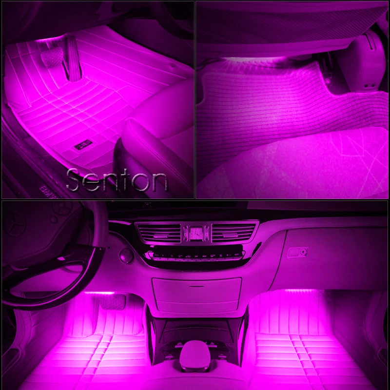 Неоновая лампа для салона автомобиля Android iOS управление через приложение Infiniti G35