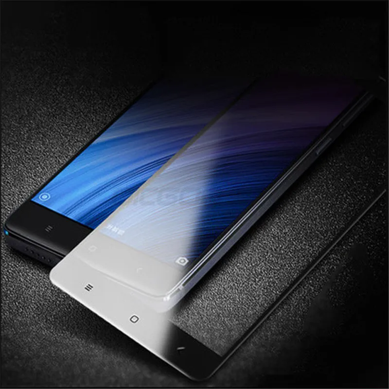 OICGOO полное покрытие закаленное стекло для Xiaomi Redmi 4 Pro 32GB защита экрана 4X 4A