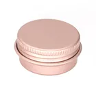 100 шт х 15 г, 10 г, 30 г Мини розовое золото алюминиевая баночка для крема банка нейл-арта, макияж, блеск для губ, пустой контейнер для косметики банки контейнеры 15 мл