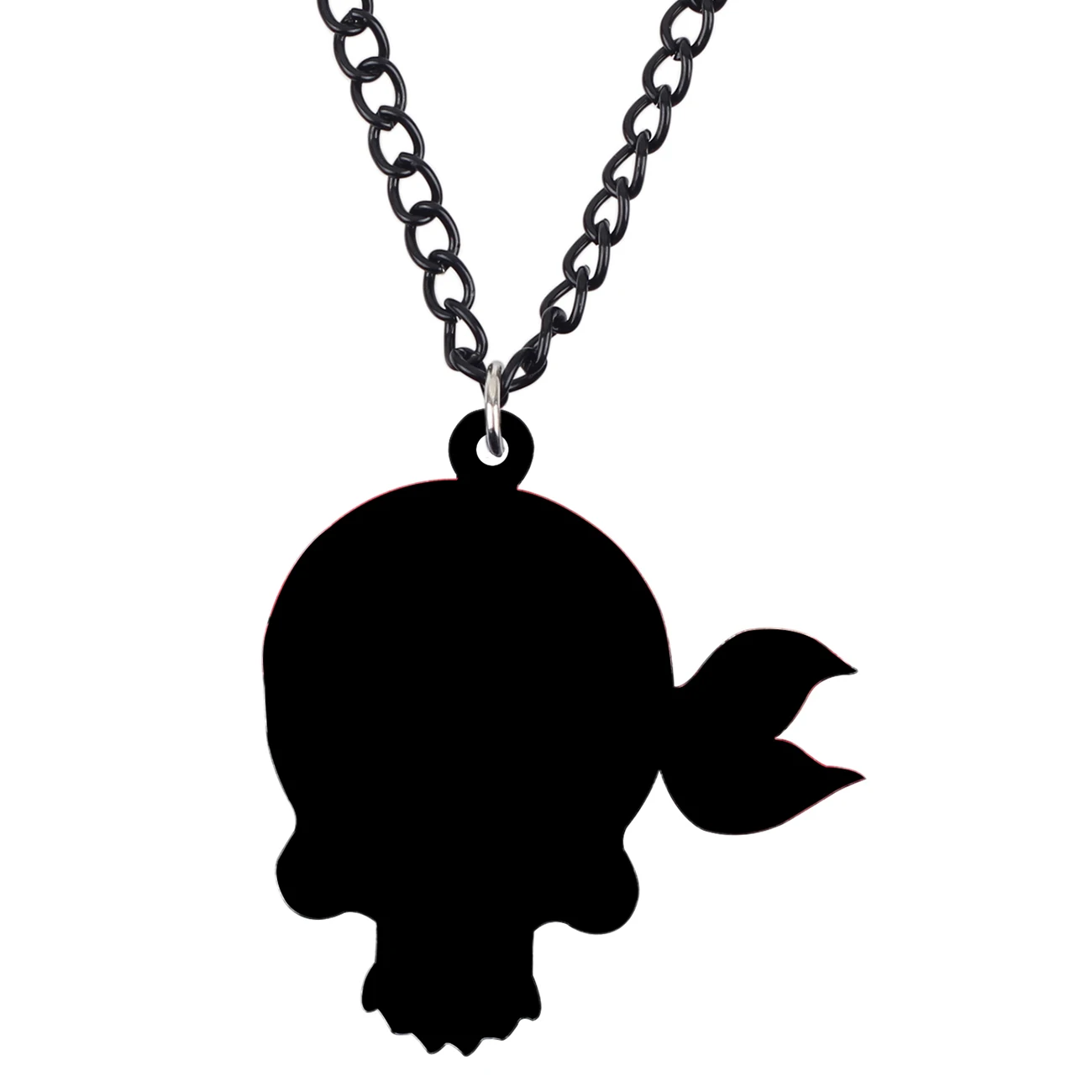 WEVENI акриловое ожерелье с изображением черепа пирата на Хэллоуин кулон Chian