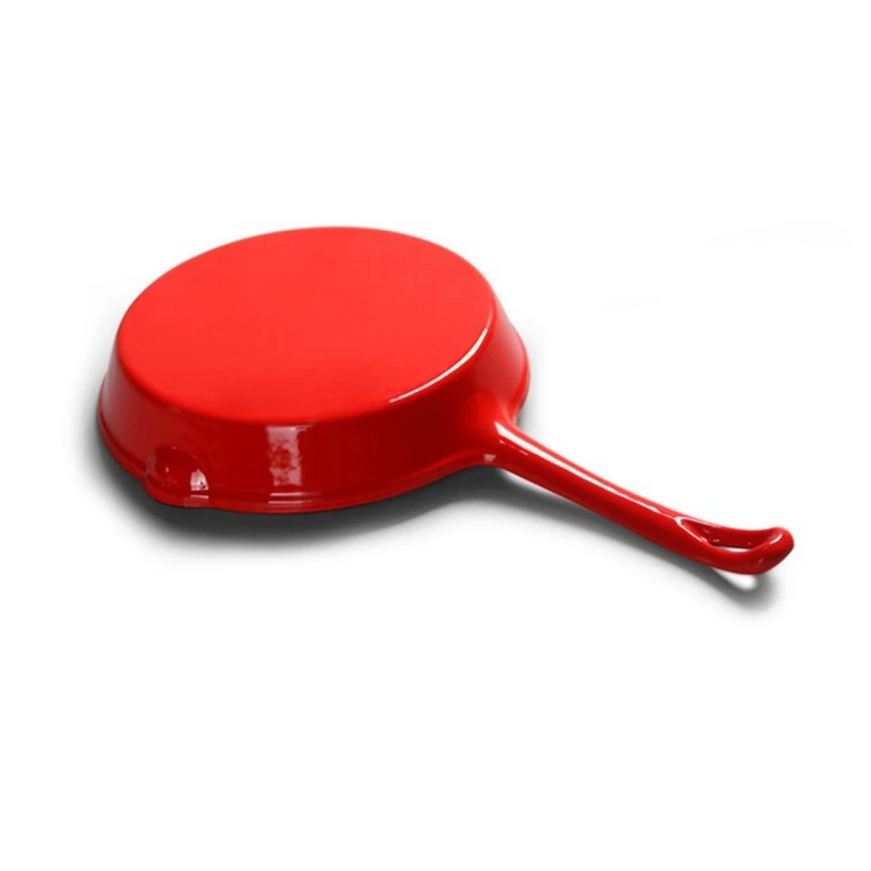 16 см/20 см с длинной ручкой Сковорода Из Чугуна для яиц антипригарная сковорода