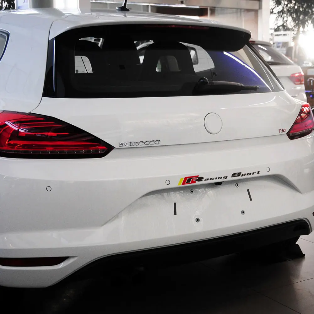 1piece Rear Bumper Trunk Guard Racing Sport Sticker For Volkswagen Golf 5 6 7 Polo B5 B6 B7 Tiguan Scirocco CC Bora MK4 MK5 | Автомобили и