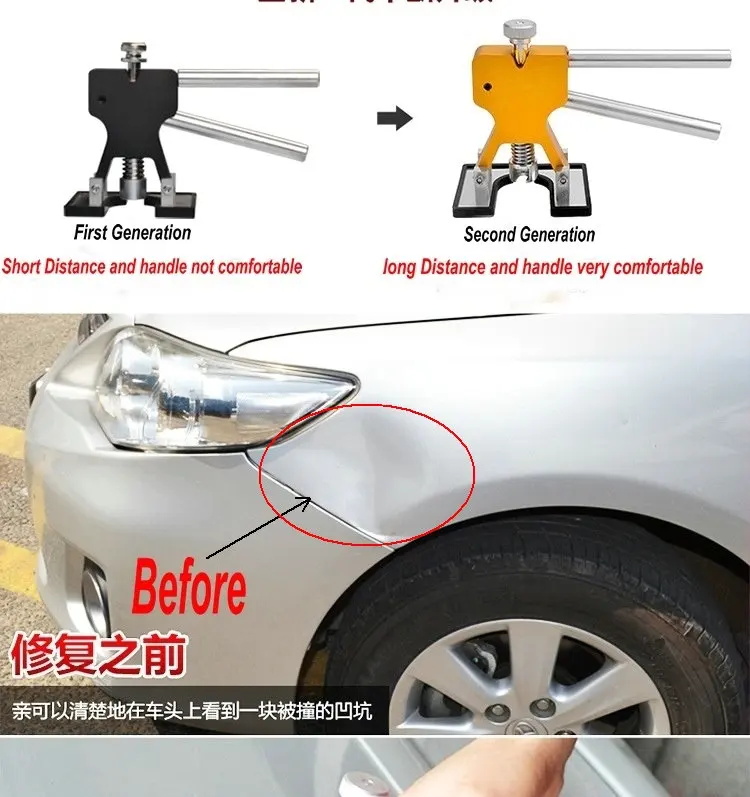 Инструменты для беспокрасочного удаления вмятин PDR инструмент поднятия