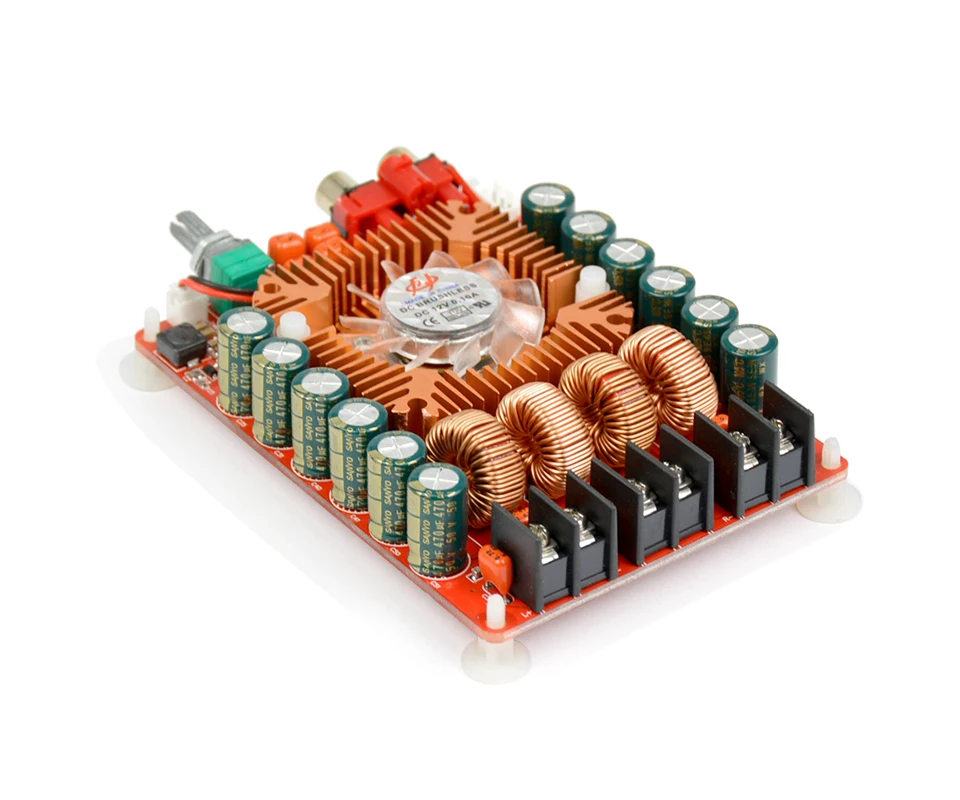TDA7498E 160 Вт* 2 высокая выходная мощность цифровой усилитель доска двухканальный АУДИО стерео усилитель Поддержка BTL режим модуль с Чехол