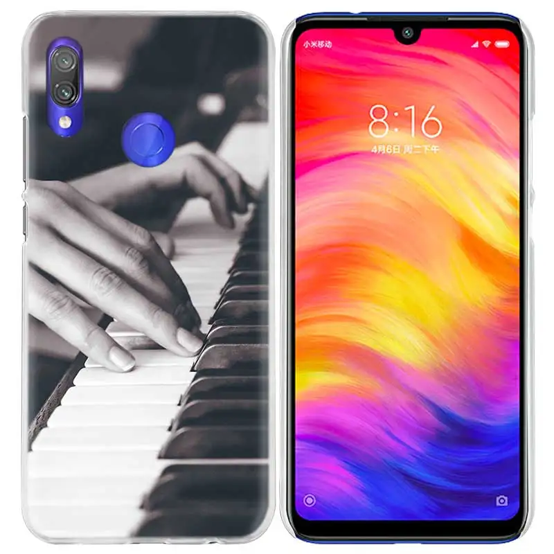 02 Чехол для телефона с надписью Love Music Piano для Xiao mi Red mi Go Note 7 6 6A Pro S2 5 5A 4X mi A1 A2 9 mi x 3 5G 8 lite Play F1 - Цвет: 02