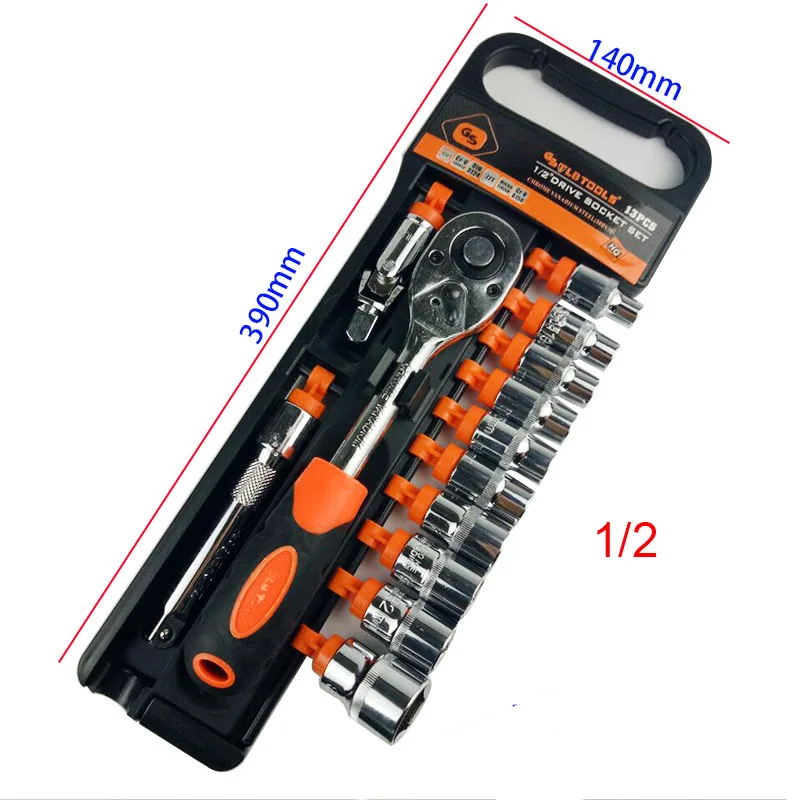 Аксессуары для ремонта автомобилей набор гаечных ключей с храповым механизмом 1/4