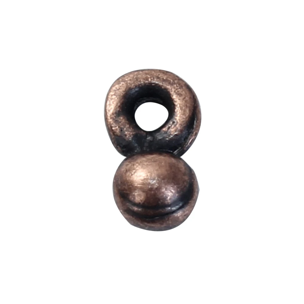 DoreenBeads подвески из сплава цинка Круглые античные медные цвета 4 мм (1/8 &quot) x 2 (1/8&quot)